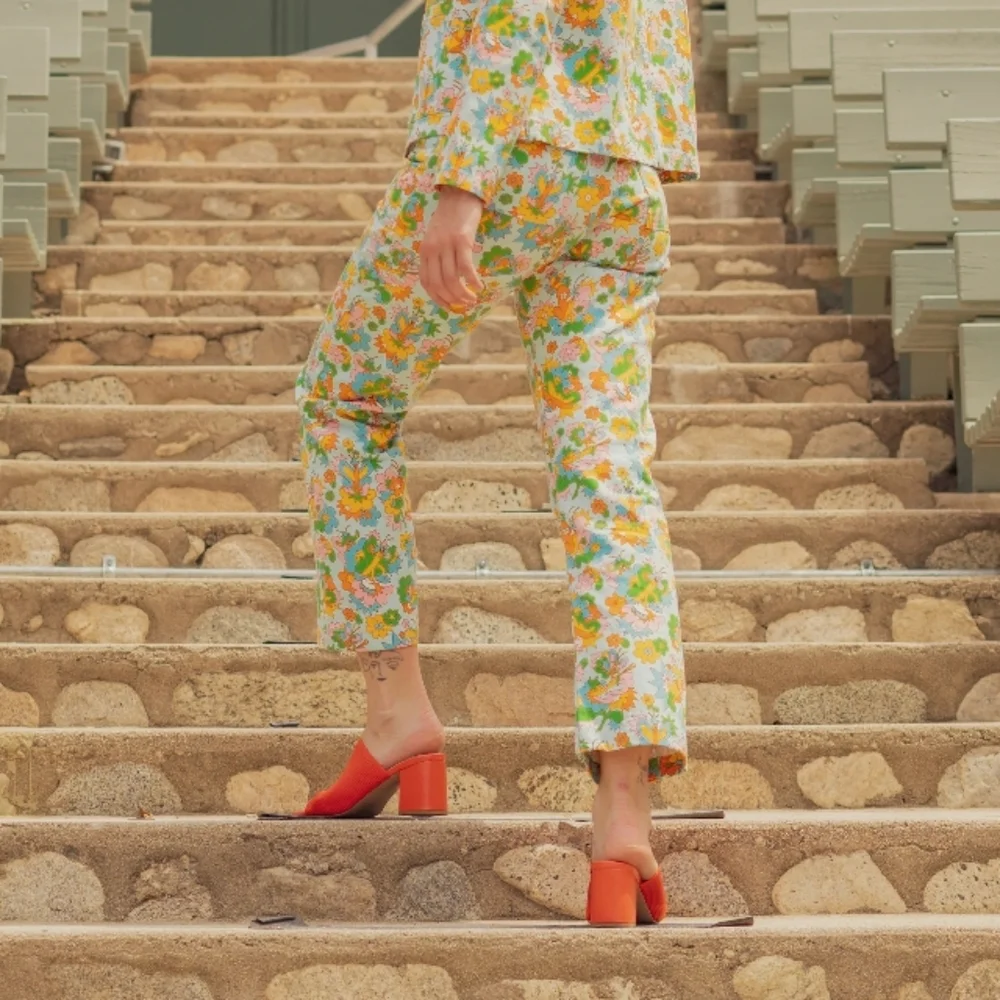 Big Bud Press Work Pant In Rare Butterfly Bash Print - Picture 2 of 9